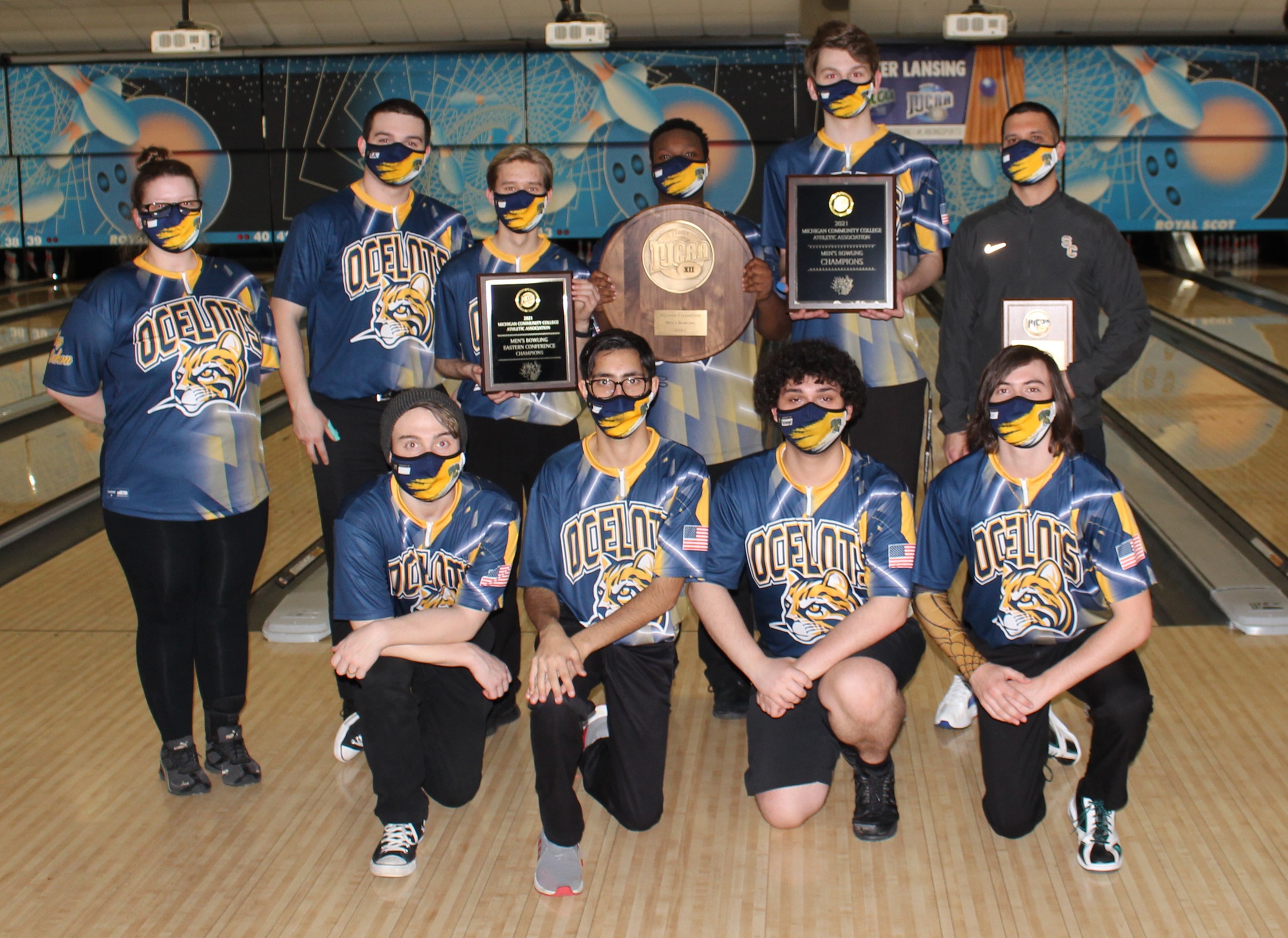 2021 NJCAA Region XII Men's Bowling Champions: Schoolcraft College