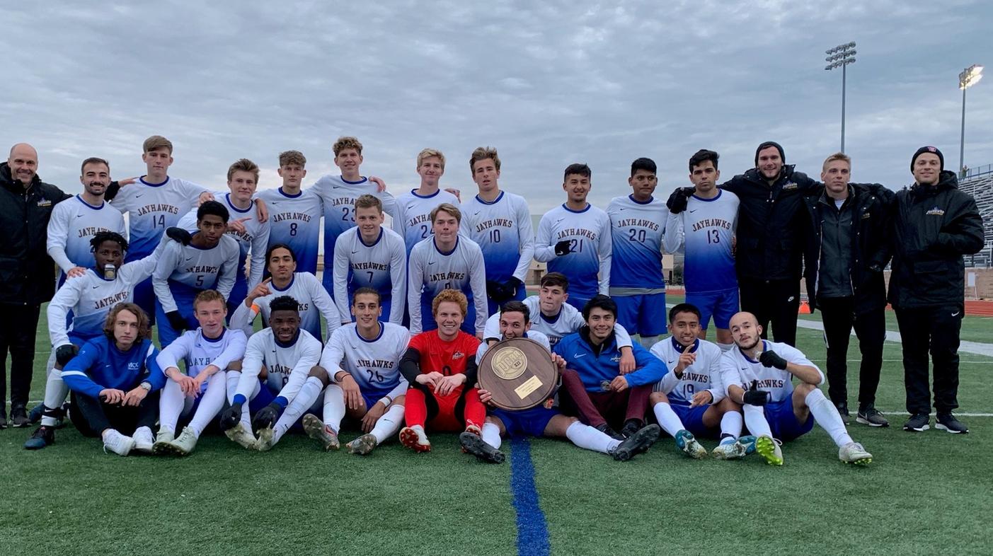 2019 NJCAA Region XII Division I Men's Soccer Champions: Muskegon Community College Jayhawks