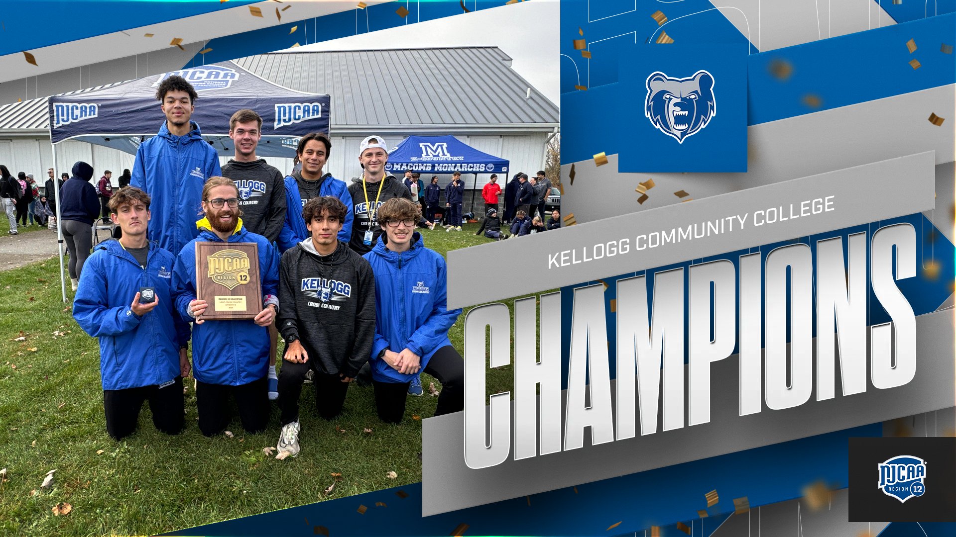 Borst's Race Champion Effort Leads Kellogg Community College to First Region XII Division III Championship Since 2018