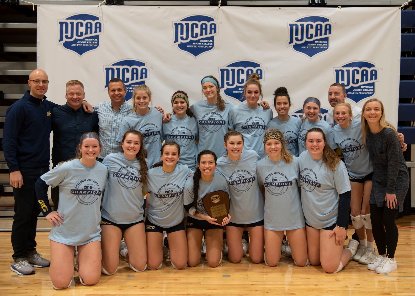 2019 NJCAA Division II Great Lakes B District Champions: Grand Rapids Community College