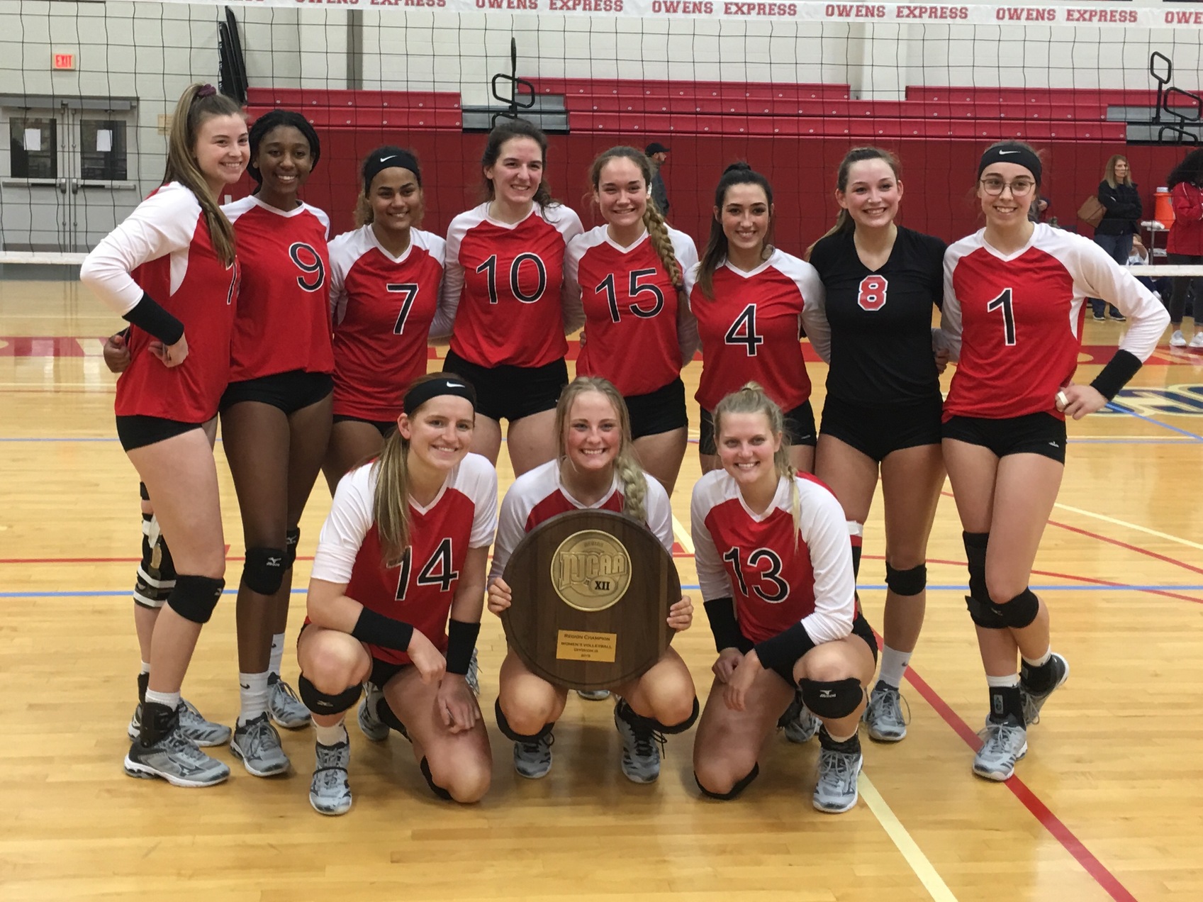 2019 NJCAA Region XII Division III Women's Volleyball Champions: Owens Community College Express