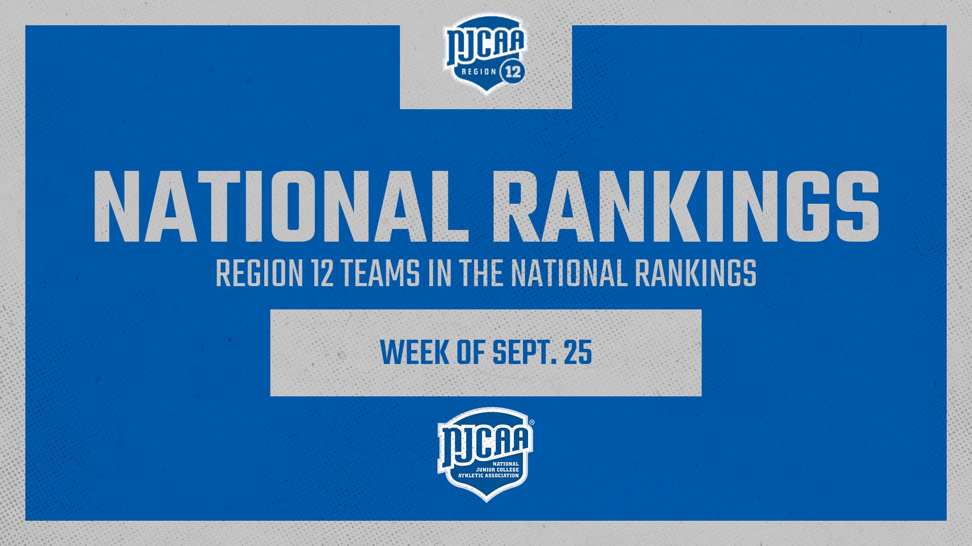 Nationally Ranked Region 12 Teams - Week of Sept. 25